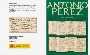 Carta del secretario Antonio Pérez a su mujer sobre el asesinato de Juan de Escobedo.